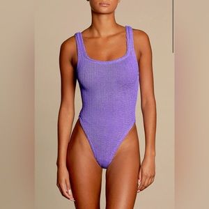 HUNZA G LILAZ ONE PIECE SWIMSUIT